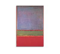 JAHER Mark Rothko Paintings Artworks - Poster con stampa artistica su tela, decorazione moderna, 60 x 90 cm