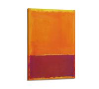 JAHER Mark Rothko Paintings Artworks- (Senza titolo - 120) Poster Home Decor Wall Art Stampa da appendere Camera da letto Quadri decorativi Estetici 50 x 75 cm