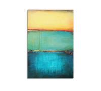 JAHER Mark Rothko Paintings Opere d'arte (senza titolo - 109) Poster Stampa artistica da parete su tela Opere d'arte Regalo Idea Stanza Estetica 60 x 90 cm)