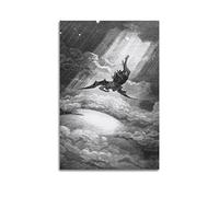 JAHER Paradise Lost by Gustave Dore Art Poster Cool Artworks Quadro da appendere 60 x 90 cm