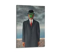 JAHER Rene Magritte - Poster artistico da parete, motivo: il figlio dell'uomo, 30 x 45 cm
