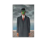 JAHER Rene Magritte - Poster artistico e da parete, motivo: il figlio dell'uomo, 60 x 90 cm