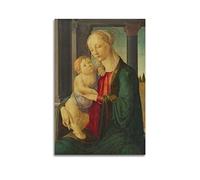 JAHER Sandro Botticelli Paintings Artworks - Poster con stampa artistica su tela, decorazione moderna, 30 x 45 cm