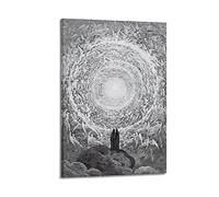 JAHER The Empyrean, Dante's The Divine Comedy di Gustave Dore Art Poster Wall Art Photo Picture Painting Decorazione della stanza 30 x 45 cm
