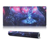 Jahosin Grande tappetino per mouse da gioco con bordi cuciti, 89 x 40 cm, tappetino per mouse esteso con base in gomma naturale antiscivolo, per giocatore/desktop/ufficio/casa, 90 x 40 cm, Forestapond