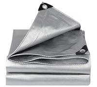 JAHQ 2.2 x 3.5 m Telo Impermeabile Esterno Teloni Occhiellati Rinforzati e Cerati Teloni per Coperture Antivento Antipioggia Antistrappo in Vari Colori e Misure