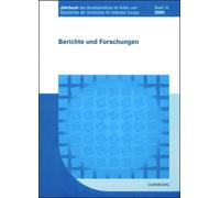 Jahrbuch des Bundesinstituts für Kultur und Geschichte der Deutschen (Tascabile)