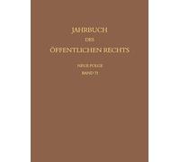 Jahrbuch des öffentlichen Rechts der Gegenwart. Neue Folge