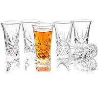 JAIEF, Set di 6 Bicchieri Tequila a base pesante ,Bicchieri Amaro | Bicchierini Liquore, 6cl (Set di 6)