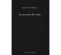 JAIME GIL DE BIEDMA PERSONAS DEL VERBO, LAS