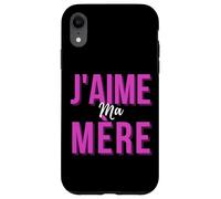 J'aime Ma Mère Mère Meilleur Francese Mamma Cadeau De Fête Des Mères Custodia per iPhone XR