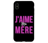 J'aime Ma Mère Mère Meilleur Francese Mamma Cadeau De Fête Des Mères Custodia per iPhone XS Max