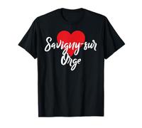 J'aime Savigny-Sur-Orge Francia Donne Coeur Maglietta
