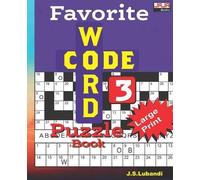 Jaja Books J S Lubandi Favorite CODEWORD Puzzle Book 3 (Tascabile)