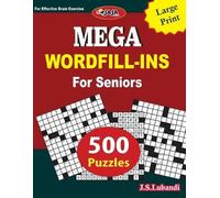 JAJA Media Mega Word Fill-In for Seniors (Tascabile)