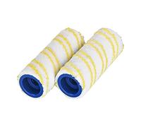 Jajadeal 2pcs Rulli per Karcher FC5 FC3 FC7, Spazzola a Rullo di Ricambio per Kärcher 2.055-006.0, per Pulire Pavimenti Duri