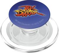 Jak and Daxter Glow Logo Retro Video Game PopSockets PopGrip per MagSafe