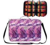 JAKAGO - Astuccio per 480 matite colorate, grande capacità, impermeabile, organizer per articoli di cancelleria per pennelli da pittura, artisti, fineliner, evidenziatori, regalo, m