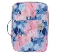 JAKAGO Cartella portadocumenti impermeabile, formato A4, organizer da viaggio, multifunzione, con cerniera, per vacanze, viaggi, lavoro, uso quotidiano (LSpink)