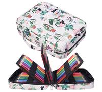 JAKAGO Grande astuccio XXL con 220 scomparti portapenne, borsa impermeabile per matite acquerellabili, pennarelli e penne gel, regalo per studenti artisti, xxl