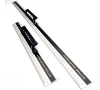 Jakar Metallo Taglio Riga + Manico Arte Craft Magnetico Sicurezza Metrico Misura