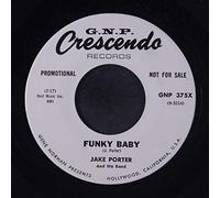 JAKE PORTER - funky baby 45 rpm single