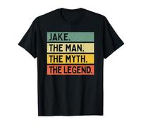 Jake The Man The Myth The Legend Citazione Personalizzata Divertente Maglietta