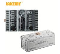 JAKEMY 180-IN-1 Set di cacciaviti elettrici a batteria magnetici, kit di strumenti di riparazione per telefono cellulare/PC/occhiali, punte di precisione, regalo da uomo