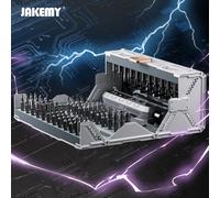 JAKEMY Set di cacciaviti magnetici di precisione neri 180 in 1, strumento di manutenzione elettrica professionale adatto per PC, iPhone, MacBook