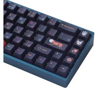 JakeTsai Copritasti in PBT, 146 tasti Mictlan Double Shot Sublimazione Cherry Profile Keycaps Set di keycap Giapponesi per Switch Cherry MX layout US/UK tastiere Meccaniche