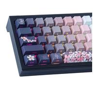 JakeTsai Copritasti PBT, 135 tasti Double Shot Keycaps incisi Laterali Trasparenti Keycap Set Cherry Profile Keycaps Retroilluminati per Cherry MX Switch ASIN/ISO Layout Tastiera Meccanica