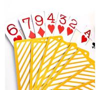 jakille - Carte da gioco Braille per non vedenti, 6,3 x 8,9 cm, in plastica, grande stampa per non vedenti, perfetta per giochi e famiglia