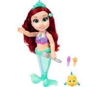 Jakks Pacific 224926 Disney Princess Ariel cantante da 38cm e Flounder con abito