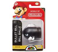 Jakks Pacific 85486 Nintendo-Figura Bullet Bill, Multicolore, 6 cm