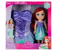 Jakks Pacific The Little Mermaid Disney Ariel + Costume Doll 38 Cm Rosa Bambini