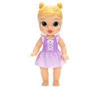 Disney Princess Bambola Rapunzel bagnetto, 30 cm / 12", con licenza ufficiale Jakks Pacific, cambia colore attivandosi con l'acqua, include spruzzatori d'acqua e asciugamano Pascal