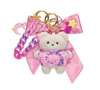 Jakks Pacific, charm per borsa da collezione per ragazze, include accessori da abbinare da personalizzare e collezionare tutti, Orsacchiotto che osserva le, Taglia unica