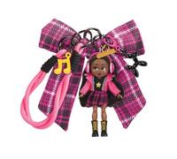 Jakks Pacific Charming Jammin’ Out, charm per borsa con bambola, charm da collezione per bambine, include un simpatico personaggio in stile coquette e accessori per personalizzarlo.