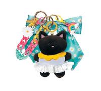 Jakks Pacific Ciondolo Spring Fling Kitty - Affascinante set di ciondoli da collezione, include un adorabile peluche con un vestitino civettuolo e accessori personalizzabili. Collezionali tutti!