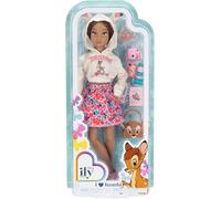 JAKKS Pacific Disney Ily 4EVER Bambi Ispirato Marrone Capelli 11.5 " Nuovo