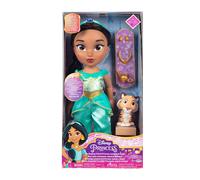Disney Princess bambola 38cm La mia amica Jasmine cantante e Raja. Canta in italiano! Con abito, scarpette, accessori.