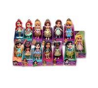 Jakks Pacific Disney Princess Mini Doll Glitter Bamboline Assortite