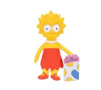 Jakks Pacific I Simpson - Peluche Lisa Dei Simpson Di 20 cm Con Testa In Plastica Rigida E Corpo In Tessuto, Estremamente Dettagliato - Collezione Simpson