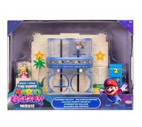 Super Mario Galaxy Movie - Set Diorama Gateway Galaxy con Principessa Peach da 4 cm e personaggio esclusivo Captain Toad