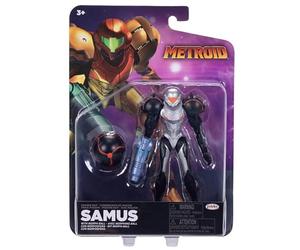 JAKKS Pacific Metroid Phazon Suit Samus Action Figure con Morph Ball Accessorio