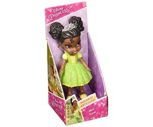 Jakks Pacific- Muñeca Princesa Bambola Principessa Disney-Tiana, Multicolore, 7,5 cm, 84634