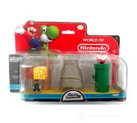 Jakks Pacific Nintendo: Super Mario Bros U. "Luigi + Layer Cake Desert "- Micro