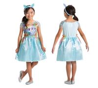Jakks Pacific Rainbow Dash My Little Pony - Costume base per bambini, 7-8 anni, 124-136 cm, colore: Verde