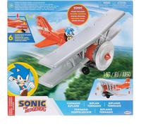 Jakks Pacific Sonic the Hedgehog Biplano Tornado con Personaggio