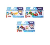 Jakks Pacific Sonic the Hedgehog Go Go Racers Mini Rampa con Veicolo